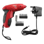 Dekton 3.6v Electric Cordless Screwdriver Kit 13pc with Rechargeable Battery