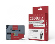 Capture Tape Tze-231 12mm Black/white