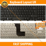 New Dell Inspiron DP/N: 0433XP 9Z.N4BSW.A0U For N5010 Laptop keyboard UK Layout