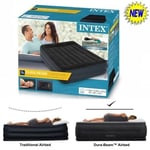 INTEX 64124 Queen Inflatable Air Bed with Built in Electric Pump Airbed Mattress