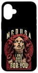 iPhone 16 Plus Valentine's Day Medusa Woman I Only Have Eyes For You Heart Case