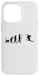 Coque pour iPhone 14 Pro Max Skieur Evolution Passionné de ski