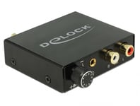 DELOCK – Digital Audio Converter to Analogue HD with Headphone Amplifier, black (63972)