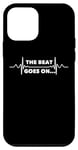 iPhone 12 mini Saying The Beat Goes On Heart Recovery Surgery Women Men Pun Case