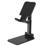 Qinsky Mobile Phone Stand,Desktop Foldable Mobile Phone Stand Rotatable Phone Stand Height Adjustable Desktop Phone Holder Compatible with all Mobile Phones Tablets(Black)