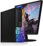 Dell Ordinateur de Bureau RGB Gaming PC, Quad Core I7 jusqu'à 3.9GHz, Radeon RX 550 4Go GDDR5, RAM 16Go, SSD 512Go, WiFi 600 M, Bluetooth 5.0, Nouveau 22"" 1080 FHD LED, W10P64 (renouvelé).[V1510]