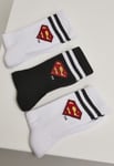 Urban Classics Superman strumpor 3-pack (wht/blk/wht,47-50)