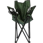 Chaise de Camping Pliante en Plein air, siège Pliable Portable léger Chaise de Camping Pliante avec Porte-gobelet, Chaise de pêche, Chaise de