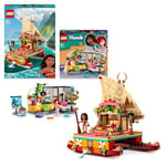 LEGO Le Pack Amitié Inclut: le Set Disney Princesse Le Bateau d’Exploration de Vaiana (43210) et La Chambre d'Aliya LEGO Friends (41740) Pour Enfants, Filles et Garçons de 6 Ans et Plus