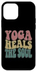 Coque pour iPhone 12 mini Yoga Heals The Soul Inspirational Wellness