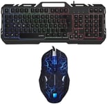 Pack Clavier Souris Gamer ORIOS MECA FULL METAL WASDKEY compatible PS4, PS3 et