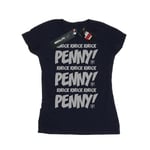 The Big Bang Theory Damkläder Knock Knock Penny Bomull T-shirt Navy Blue M