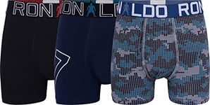 CR7 Cristiano Ronaldo Boy's Cotton Trunks, Multicolour, 10-12 Years UK