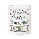 You're My Favourite Mechanic Stars Makeup Brush Pencil Pot - Funny Car