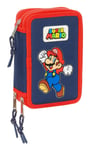 SUPER MARIO WORLD – School Pencil Case with 36 Tools Included, Children's Pencil