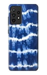 Blue Tie Dye Case Cover For Samsung Galaxy A52, Galaxy A52 5G