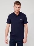 Lacoste Sport Ottoman Polo Shirt - Dark Blue, Navy, Size S, Men