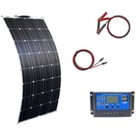 Kit de panneaux solaires, puissance de sortie 500w, portable et flexible, système solaire 100w