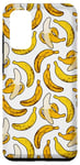 Coque pour Galaxy S20 Motif banane jaune d'été et bananes pelées amateur de fruits