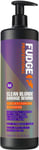 Fudge Professional Clean Blonde Damage Rewind Shampoo, Bulk Size, Intense Purple