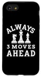 iPhone SE (2020) / 7 / 8 Always 3 Moves ahead Chess Player King Queen Case