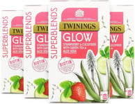 Twinings Superblends Glow, 80 Tea Bags, (Multipack of 4 x 20 Bags)