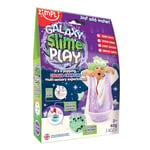 Galaxy Slime Play with 10 x Glow in the Dark Stars & 2 x Free Crackle Baff from Zimpli Kids, Magically turns water into gooey, glittery slime, Children's Science Experiment Kit, Make your own Slime