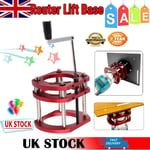 Router Lift Base Aluminum Alloy Stainless Steel 4 Jaw Clamping Router Table UK