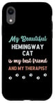 iPhone XR Hemingway Polydactyl Cat Owner Lover Therapist And Friend Case