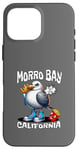 Coque pour iPhone 16 Pro Max Morro Bay California Seagull French Fries Souvenir drôle