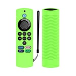 Remote Cover with Lanyard for Amazon Fire TV Stick Lite (Luminous Green)