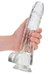 Crystal Clear dildo 25 cm, Clear