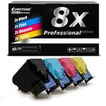 8x Eurotone Pro Toner Alternative for Epson Workforce AL-C-300-DN AL-C-300-TN