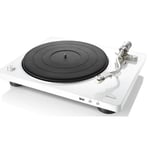 Denon DP450USB Hi-Fi Turntable with original S-Shape tonearm and USB White