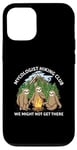 Coque pour iPhone 15 Pro Mycologist Hiking Club We Might Not Get There Paresseux