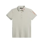 J.Lindeberg Tour Tech Pique Dame Almond Hvit XL