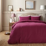 Simply Brushed Cotton Duvet Cover and Pillowcase Set