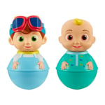 Cocomelon Weebles Collectible Wobbly Figure Set 2-Pack Assorted Characters New