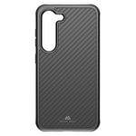 Black Rock - Carbon case robust case real carbon case suitable for Samsung Galaxy S23 5G I carbon mobile phone case, fibre cover, carbon (black)