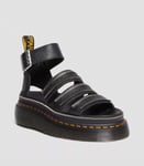 Dr.Martens Clarissa II Black Leather Sandals Quad HDW Uk4 Eu37