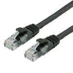 VALUE Cordon LAN Cat 6A Component Level | Câble réseau UTP Ethernet avec connecteur RJ45 | noir 7 m