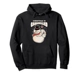 Christmas Falls Out - Funny Chritmas Snowman Design Pullover Hoodie