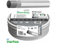 Vartco Garden Hose 3/4" 20M 3-Ply Vartco Silver Tfs 1009340020