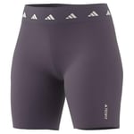 adidas Women's Techfit Bike Short Leggings, Shadow Violet, M