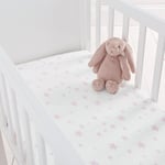 Silentnight Safe Nights Nursery Pink Fitted Sheets - Crib