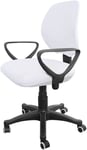 White Office Chair Covers Stretch Computer Desk Chair Slipcovers Protector Chair