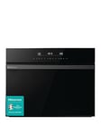 Hisense Hi6 Blackline Bim45342Adbguk Built-In Multifunctional Compact Electric Single Oven With Microwave - Jet Black