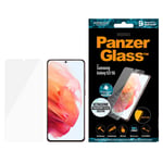 Samsung Galaxy S21 PanzerGlass AntiBacterial Edge-to-Edge Ultrasonic Fingerprint Beskyttelsesglas - Case Friendly - Gjennomsiktig