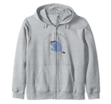 Disney Winnie The Pooh Eeyore Feeling Sentimental Zip Hoodie