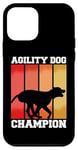 Coque pour iPhone 12 mini Agility Dog Champion Chien à quatre pattes Wauwau Mâle Rottweiler